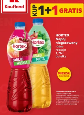 Napój niegazowany Hortex jabłko mięta promocja w Kaufland