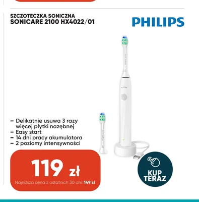 Szczoteczka soniczna Philips Sonicare 2100 promocja w Max Elektro