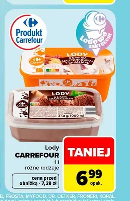 Lody Carrefour promocja w Carrefour