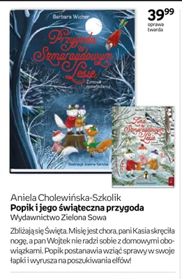 Książka Popik i jego świąteczna przygoda Zielona Sowa promocja w Empik