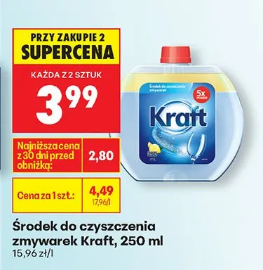 Środek do czyszczenia zmywarek promocja w Biedronka