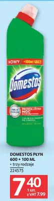 Domestos płyn do WC 600+100ML promocja w Selgros