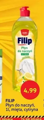 Płyn do naczyń Filip mięta promocja w Blue Stop
