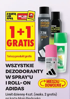 Wszystkie dezodoranty w spray'u i roll-on promocja w Biedronka