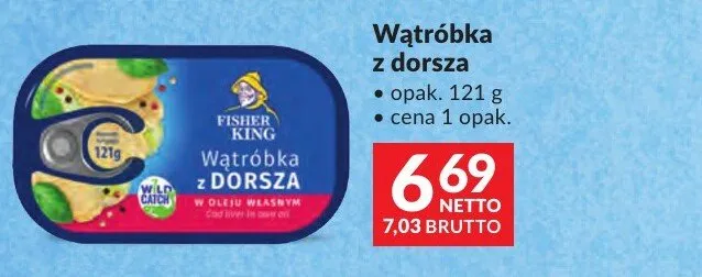 Wątróbka z dorsza promocja w Makro