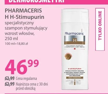 Specjalistyczny szampon stymulujący wzrost włosów H H-Stimupurin promocja w Hebe