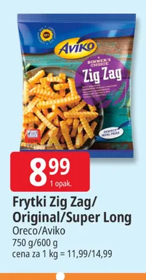 Frytki Zig Zag Aviko promocja w Leclerc