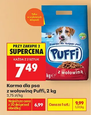 Karma dla psa z wołowiną promocja w Biedronka