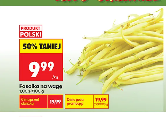 Fasolka na wagę polska promocja w Biedronka