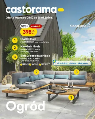 Narożnik GoodHome Moala promocja w Castorama