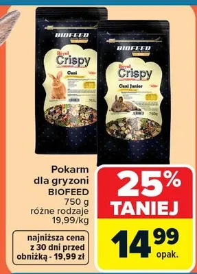 Pokarm dla gryzoni różne rodzaje promocja w Carrefour Market