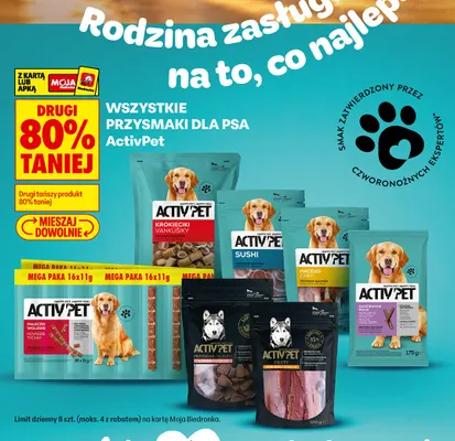 Przysmak dla psa maczugi ActivPet promocja w Biedronka