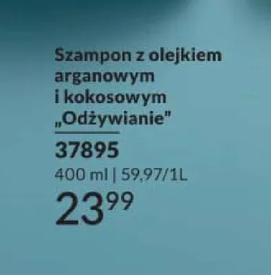 Szampon z olejkiem arganowym i kokosowym Odżywianie Advance Techniques by Avon Absolute Nourishment promocja w AVON