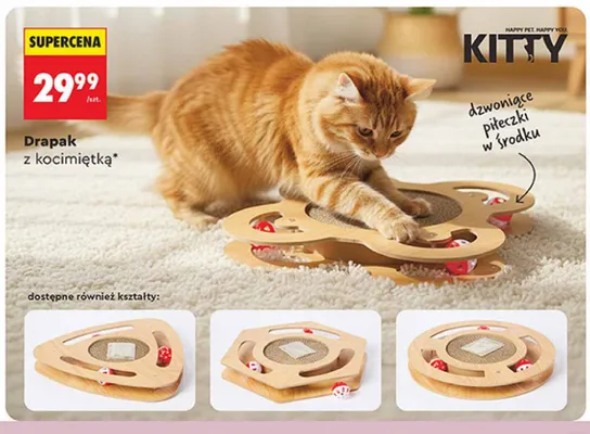 Drapak z kocimiętką promocja w Biedronka