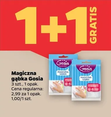 Magiczna gąbka Gosia promocja w Netto