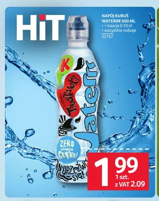 Napój Kubuś Waterrr promocja w Selgros