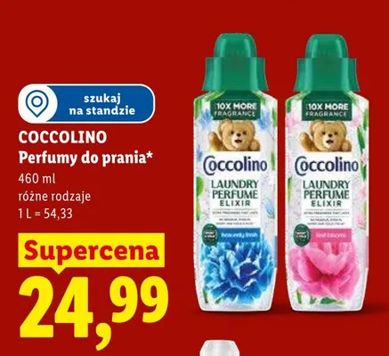 Perfumy do prania Coccolino Laundry Perfume promocja w Lidl