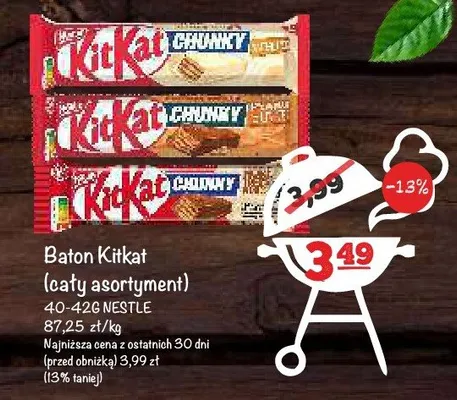 Baton KitKat Chunky Nestlé promocja w Arhelan