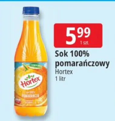 Sok 100% pomarańczowy promocja w Leclerc