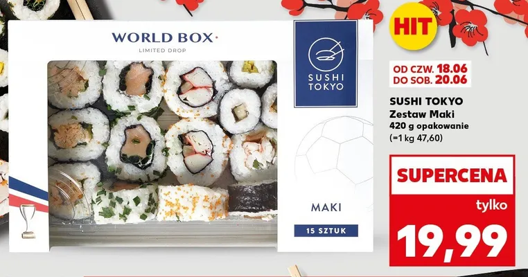 Sushi Zestaw Maki Sushi Tokyo promocja w Kaufland