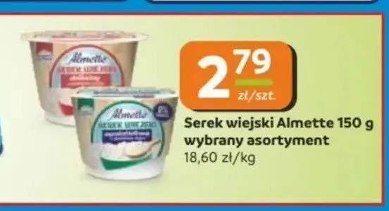 Serek wiejski Almette promocja w Gama