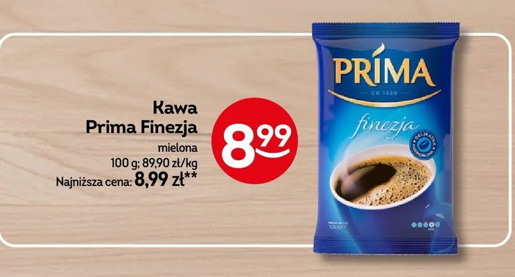 Kawa Prima Finezja mielona promocja w Żabka
