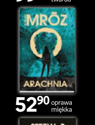 Książka Arachnia Remigiusz Mróz oprawa miękka promocja w Empik