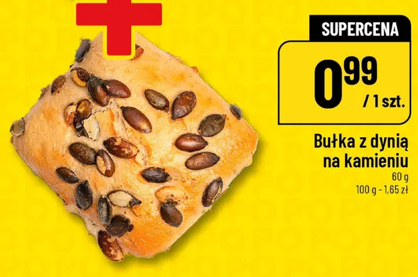 Bułka z dynią na kamieniu promocja w POLOmarket