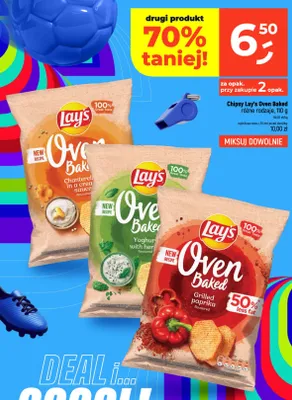 Chipsy Lay's Oven Baked Chanterelles in a creamy sauce promocja w Dealz