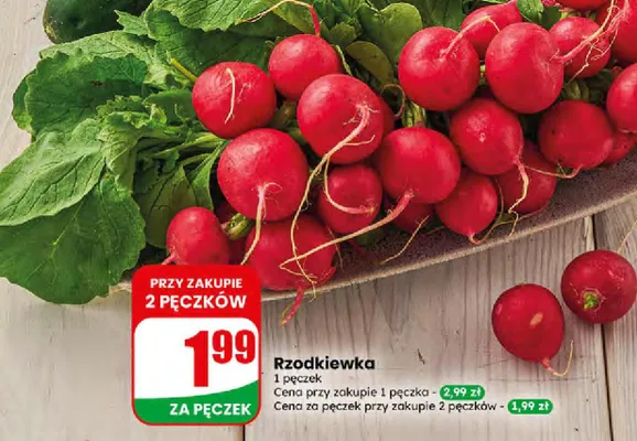 Rzodkiewka promocja w Dino