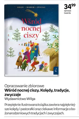 Książka Wśród nocnej ciszy. Kolędy tradycje zwyczaje Wilga promocja w Empik