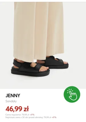 Sandały Jenny promocja w eobuwie.pl