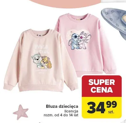 Bluza dziecięca licencja promocja w Carrefour