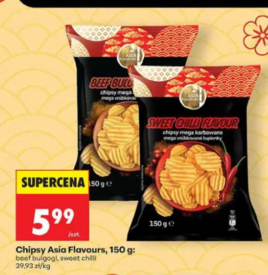 Chipsy beef bulgogi Asia Flavours promocja w Biedronka