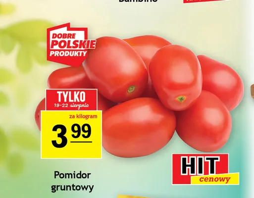 Pomidor gruntowy promocja w Gram Market