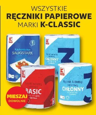 Ręcznik papierowy wszystkie rodzaje promocja w Kaufland
