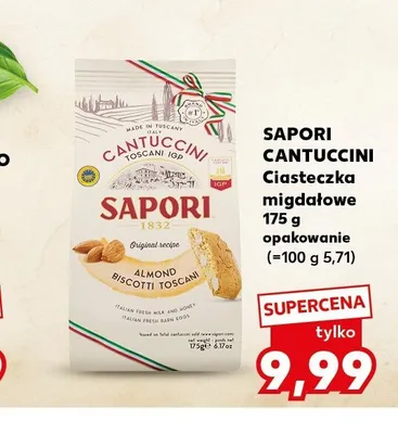 Ciasteczka migdałowe Sapori Cantuccini promocja w Kaufland