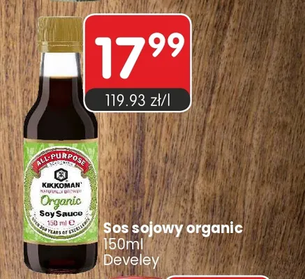Sos sojowy organic Kikkoman promocja w Market Point