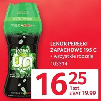 Perełki zapachowe Lenor 195 g promocja w Selgros