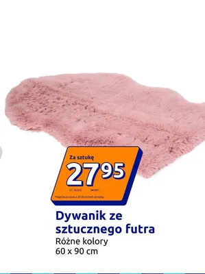 Dywanik ze sztucznego futra 60x90 cm promocja w Action