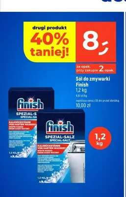 Sól do zmywarki Finish Spezial-Salz promocja w Dealz