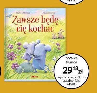 Książka Zawsze będę cię kochać oprawa twarda promocja w Empik