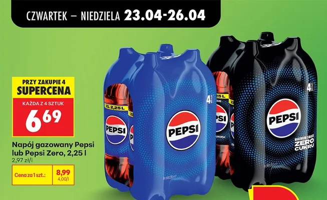 Napój gazowany Pepsi promocja w Biedronka