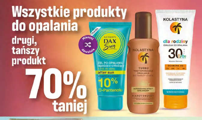 Produkty do opalania promocja w Dino