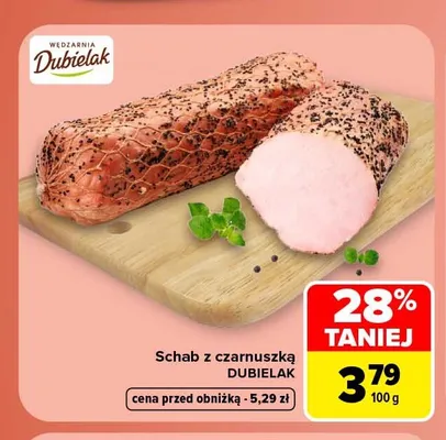 Schab z czarnuszką Dubielak promocja w Carrefour