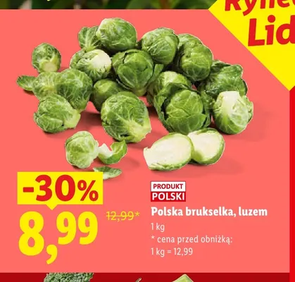 Brukselka polska luzem Ryneczek Lidla promocja w Lidl