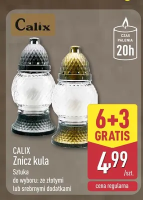 Znicz kula Calix promocja w Aldi