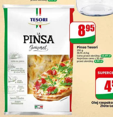 Pinsa Tesori promocja w Dino