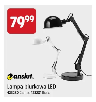 Lampa biurkowa LED Anslut promocja w Jula