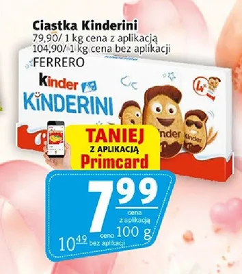 Ciastka Kinderini Kinder promocja w Prim Market